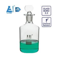 BOD Bottle 300ml Borosilicate Glass with Stopper CH0168B LABGLASS USA